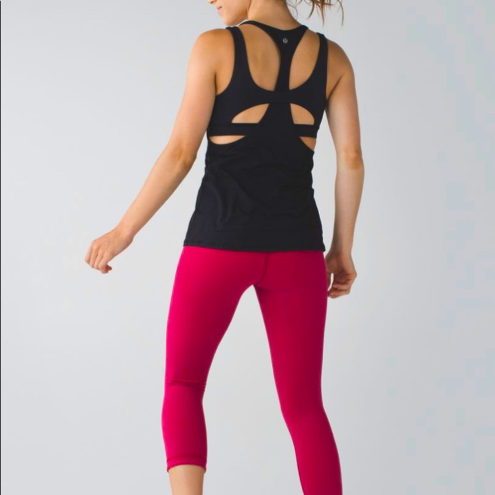 Lululemon Wunder Under Crop II Reversible
